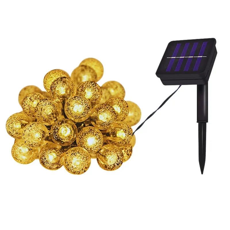 CrystalGlow Solar String Lights – 30 to 100 LEDs