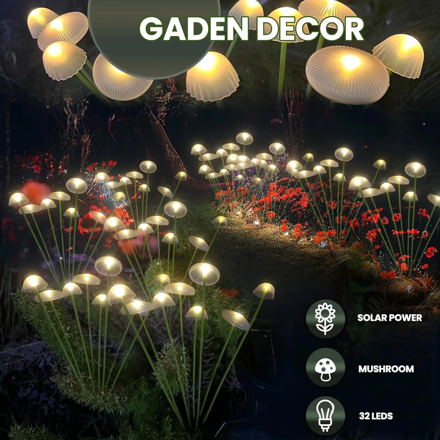 Mushroom Light – Solar Garden Decoration