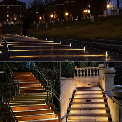 Corner Solar Step Lights – Warm Or White
