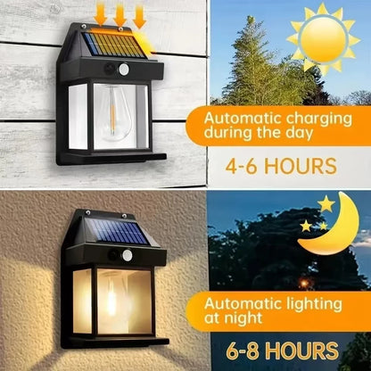 MotionGuard Solar Wall Light – Outdoor PIR Streetlight
