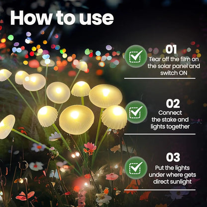 Mushroom Light – Solar Garden Decoration
