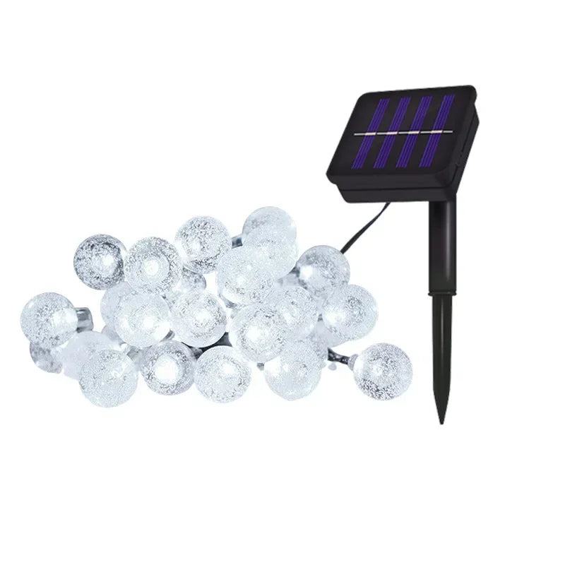 CrystalGlow Solar String Lights – 30 to 100 LEDs