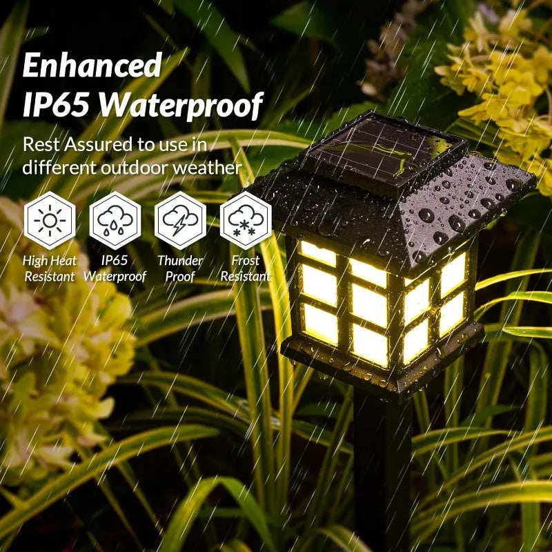2-Pack Solar Pathway Lights