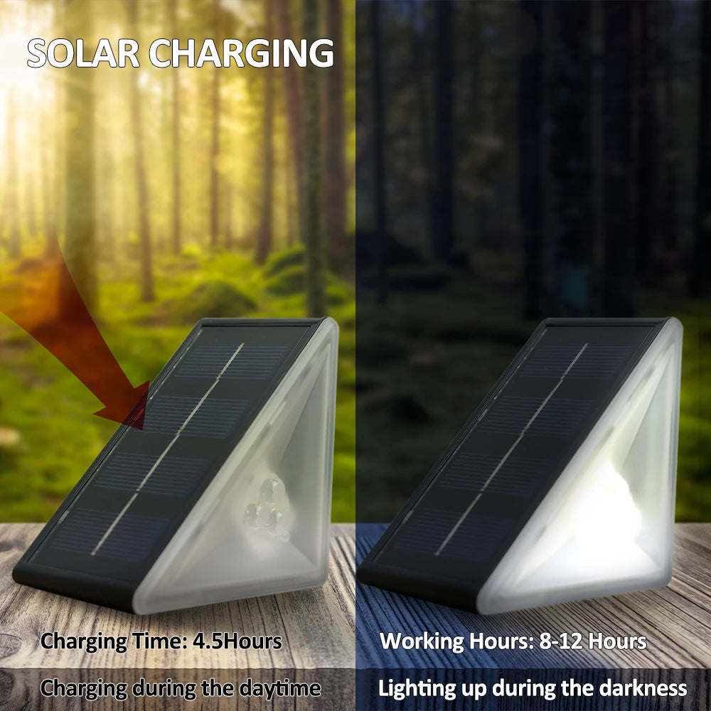 Corner Solar Step Lights – Warm Or White
