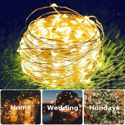 Ultra-Long Solar String Lights – Up to 1000 LEDs