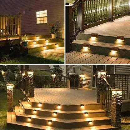 Solar Step & Deck Lights – 1 to 12 Pack